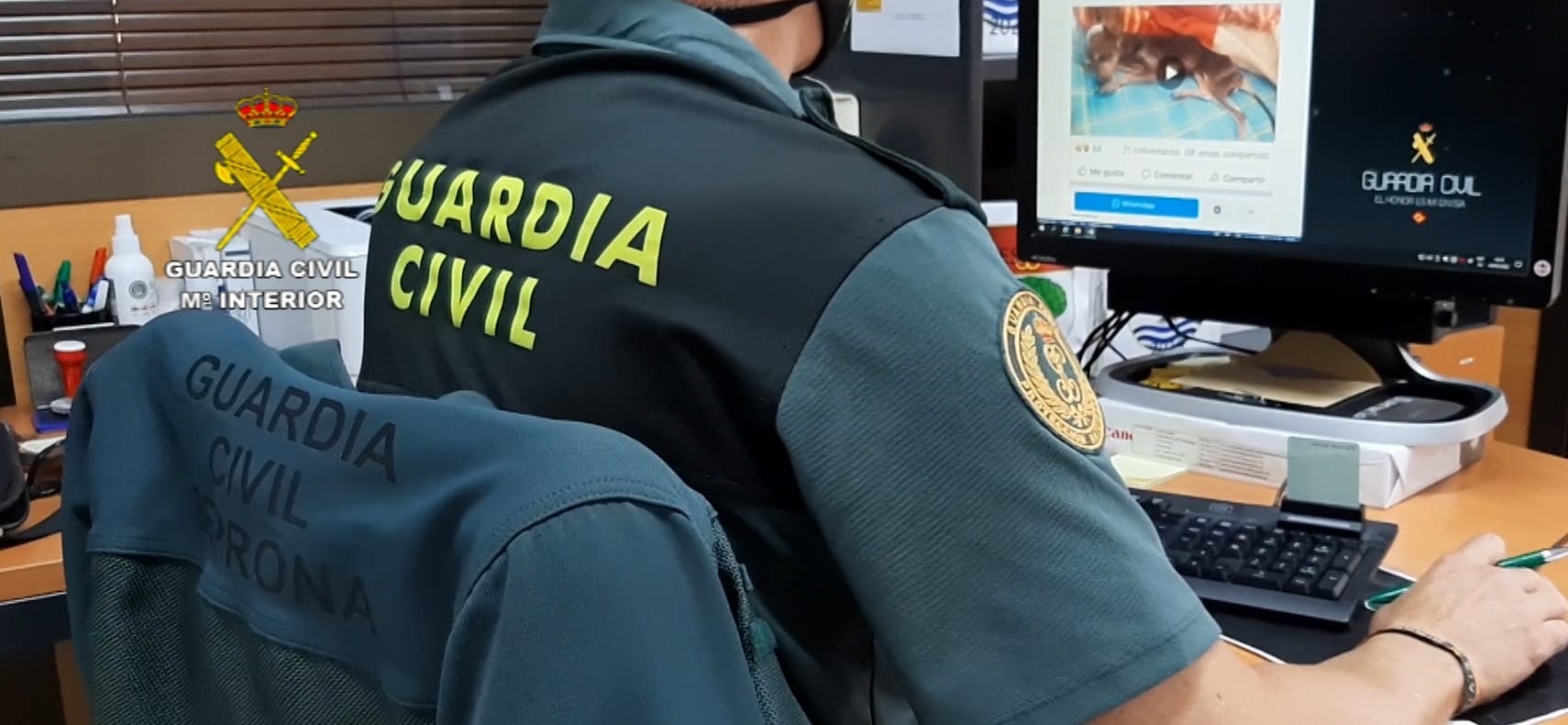 Dos guardias civiles acusados de falsificar multa para perjudicar a familiar