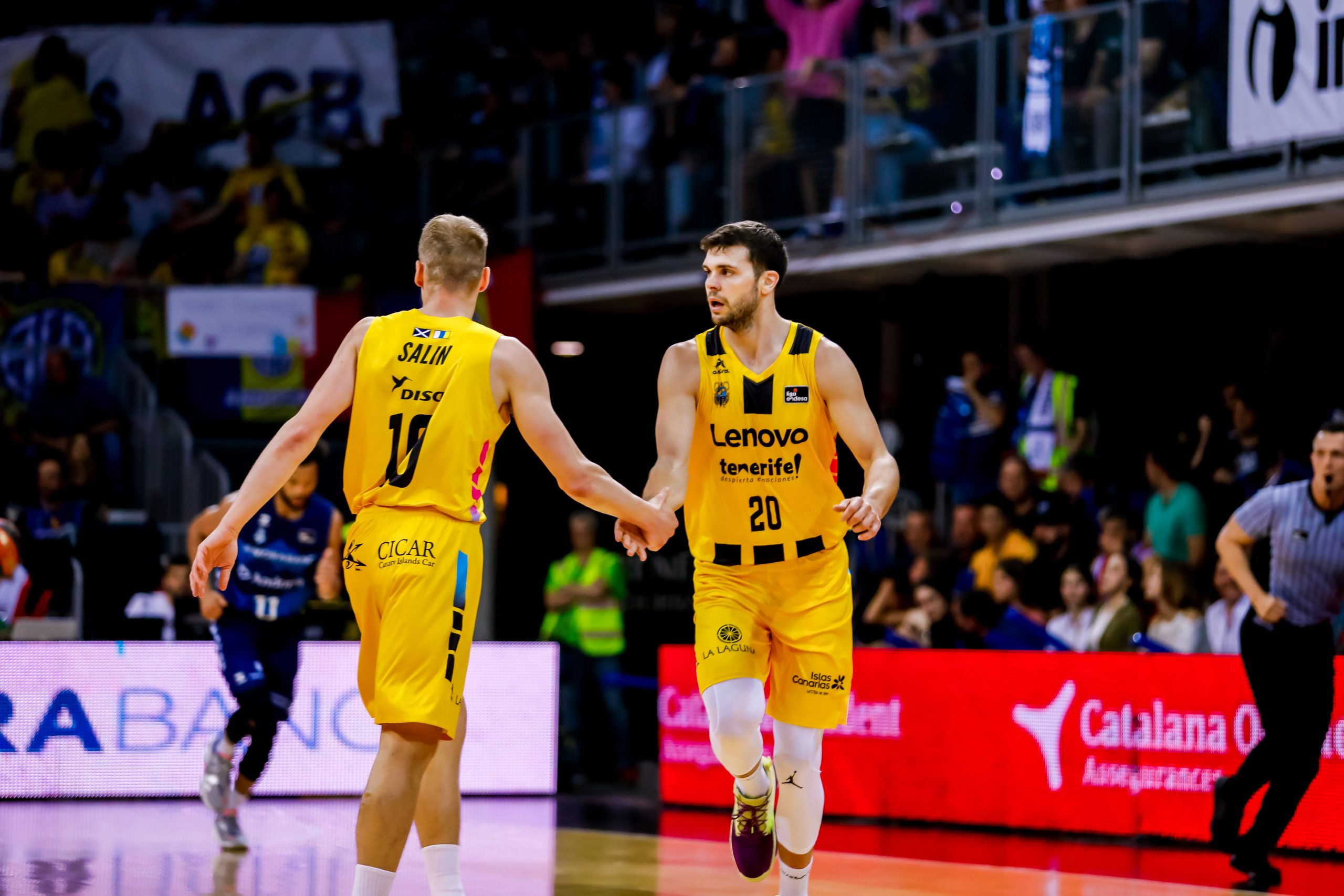 Los andorranos descienden, tras la victoria del Lenovo Tenerife, a la segunda división del baloncesto español después de ocho temporadas en la Liga Endesa