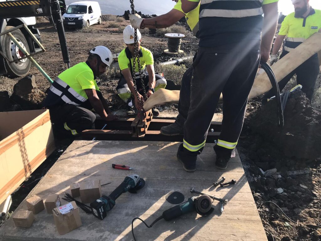 Inician las pruebas para la instalación de tres desaladoras portátiles en El Hierro