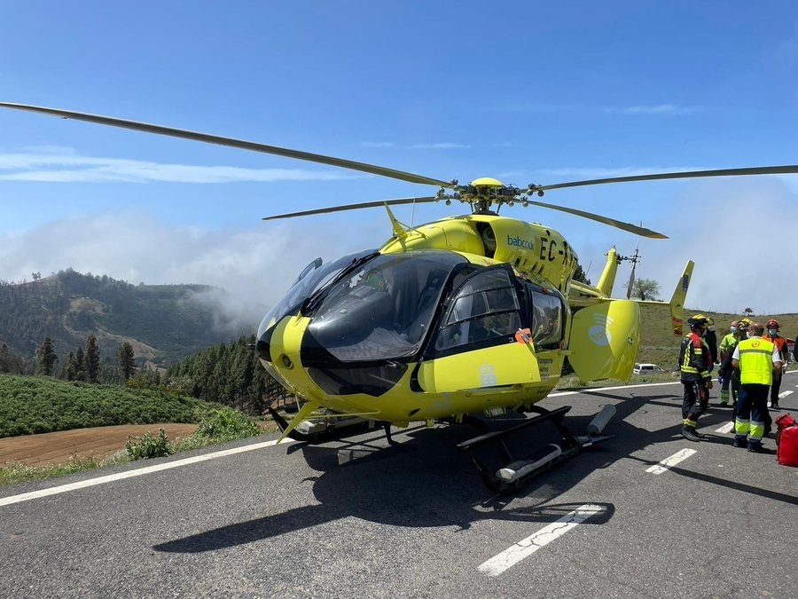 Un desprendimiento hiere de gravedad a un senderista en La Caldera de Taburiente, La Palma