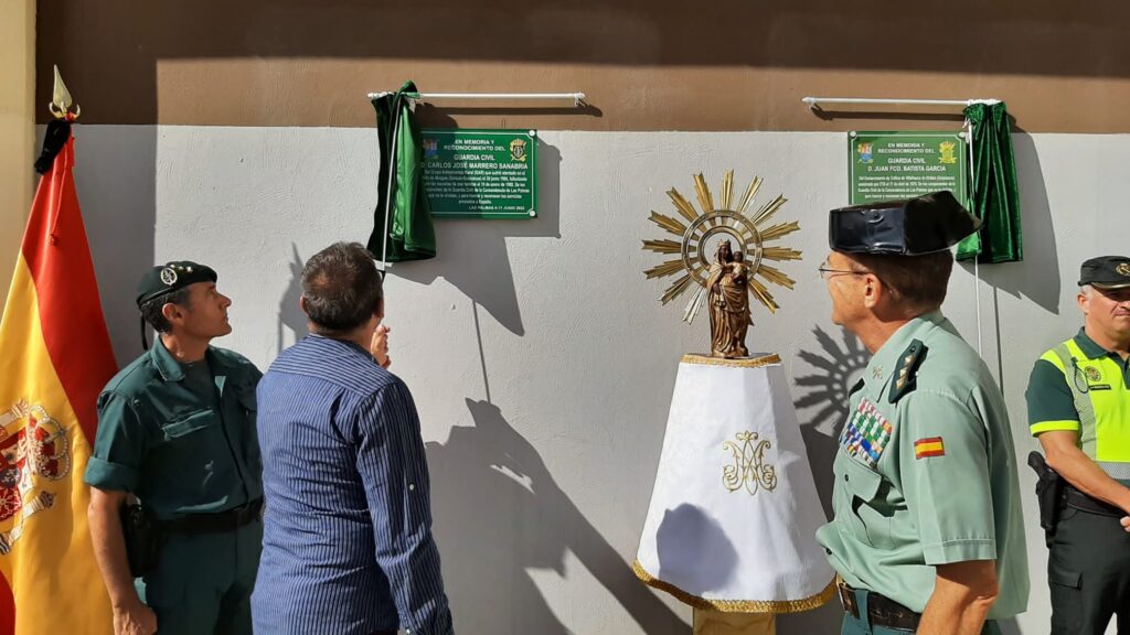 La Guardia Civil homenajea a dos agentes nacidos en Las Palmas víctimas de atentados terroristas