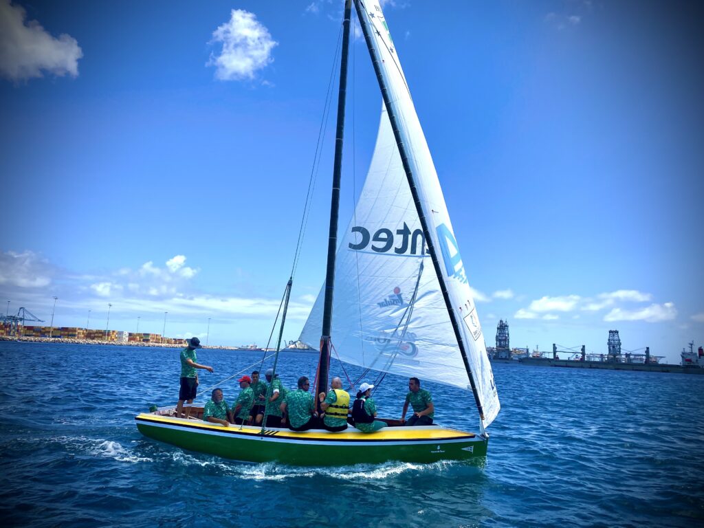 Carolina Darias participa en el 90 aniversario de los botes de Vela Latina Porteño y Poeta Tomás Morales