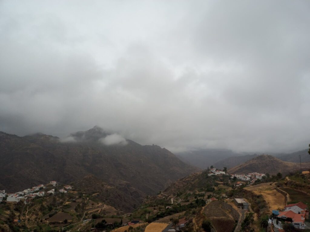 Un día de nubes en Tejeda