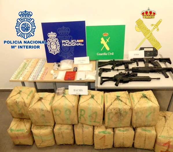 Detenido tras hallar un trastero con 460 kilos de hachís en Tenerife