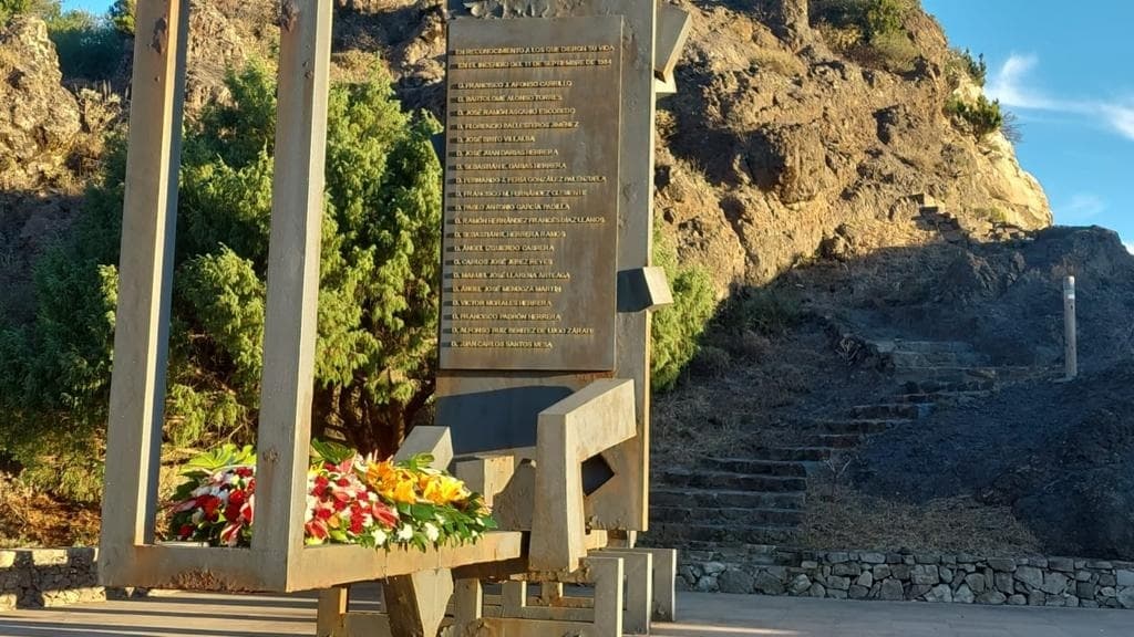 La Gomera recuerda a las víctimas del incendio forestal de 1984