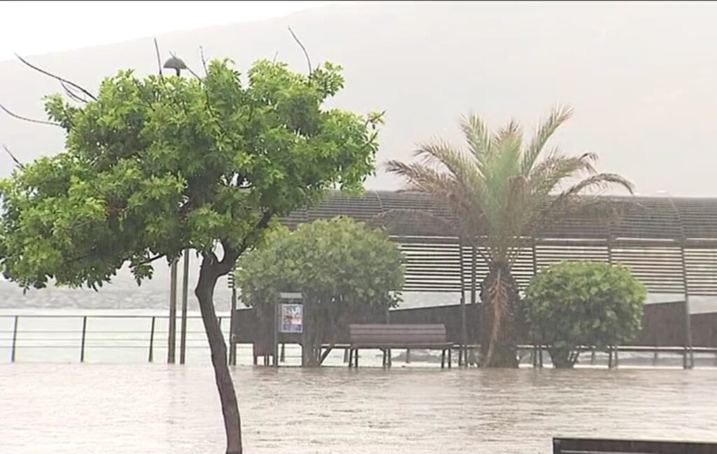 Güímar es el municipio que más precipitaciones registra en Tenerife por la tormenta Hermine