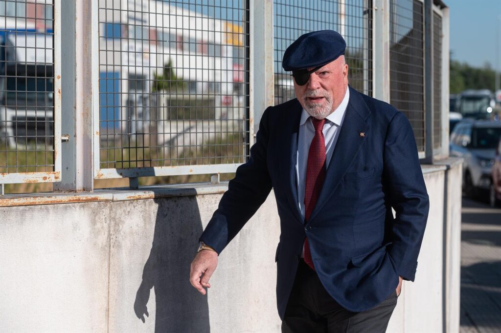 El excomisrio Villarejo llegando a la Audiencia Nacional. Imagen EFE (archivo)