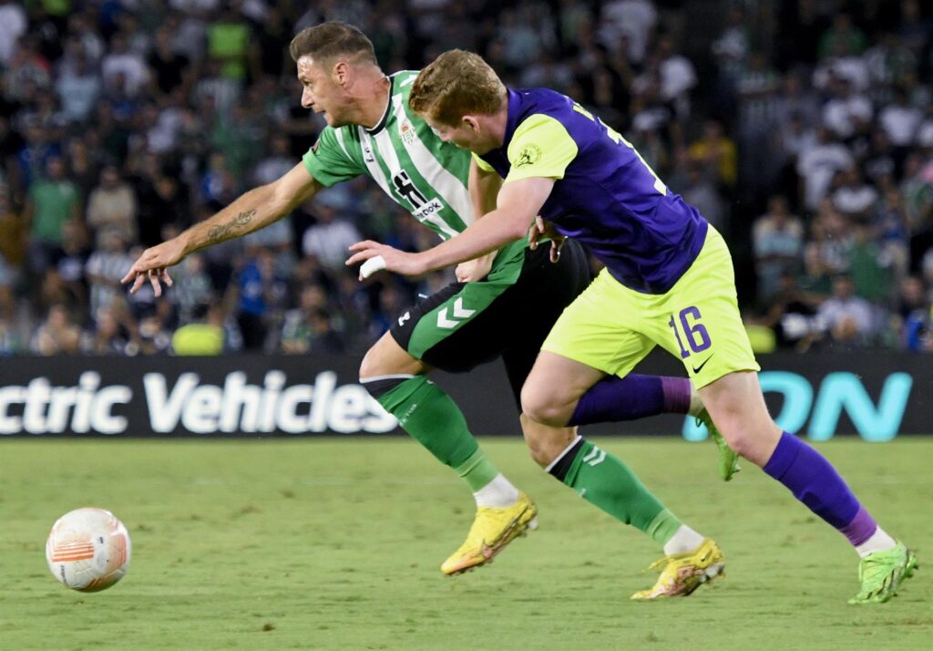 Victoria del Betis ante el Ludogorets en casa (3-2)