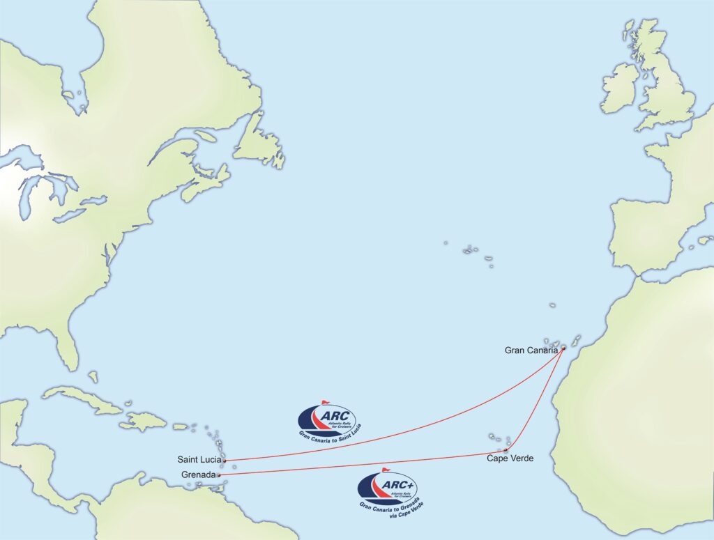 147 veleros partían este domingo de Gran Canaria rumbo a Santa Lucía en el marco de la ARC