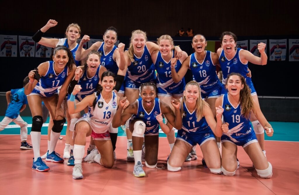 El Tenerife Libby's se coloca en la fase de grupos de la CEV Champions