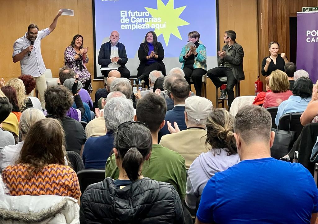 Presentación Podemos Canarias en Tenerife