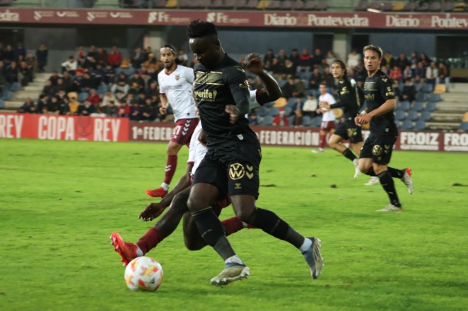 El CD Tenerife termina en Pontevedra su participación en la Copa del Rey (2-1)