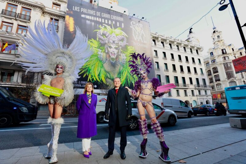 El Carnaval de Las Palmas de Gran Canaria promociona la Gala Drag en Madrid