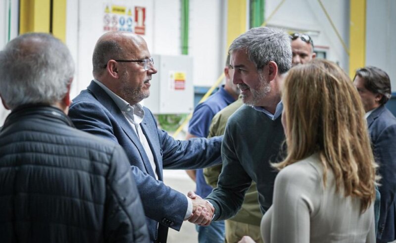 Los candidatos de CC visitan el Polígono Industrial de Güímar en Tenerife