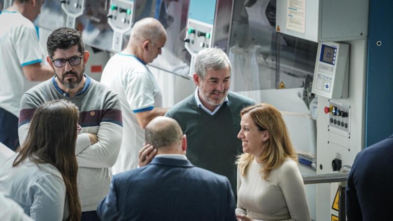 Los candidatos de CC visitan el Polígono Industrial de Güímar en Tenerife