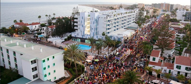 Maspalomas celebra la Gran Cabalgata de su Carnaval Internacional