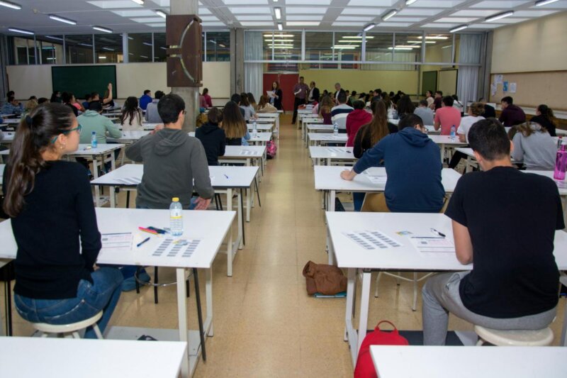 Estudiantes PAU Selectividad