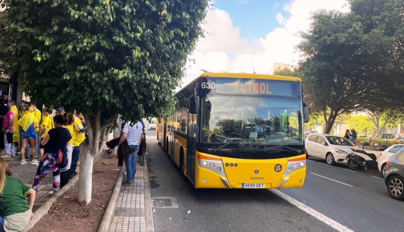 Guaguas Municipales activa un dispositivo especial por el concierto de Quevedo y el partido entre Las Palmas y el Málaga