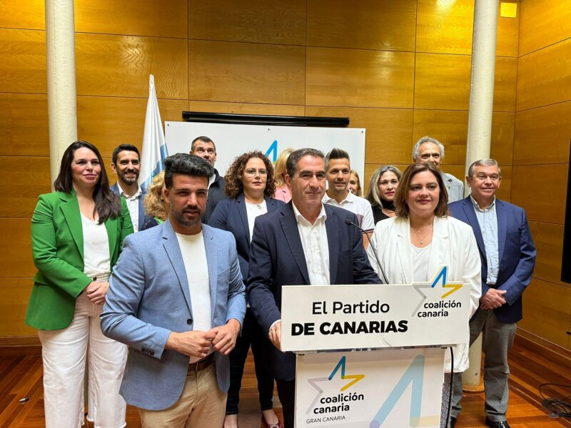 Calzada y Suárez acompañarán a Candil en los primeros puestos para que CC entre en Las Palmas de Gran Canaria el 28M