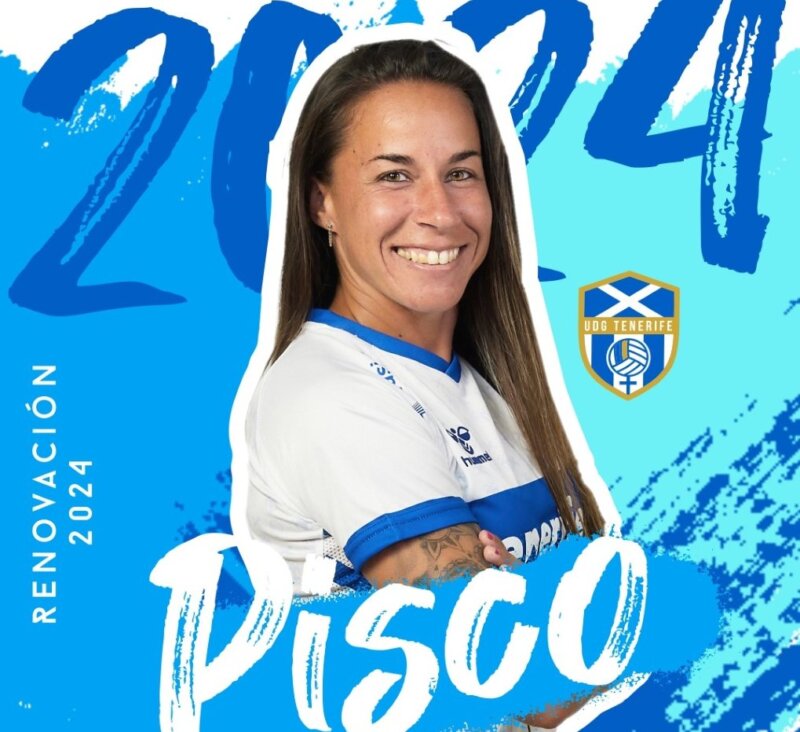 Pisco renueva y cumplirá una década en la UDG Tenerife