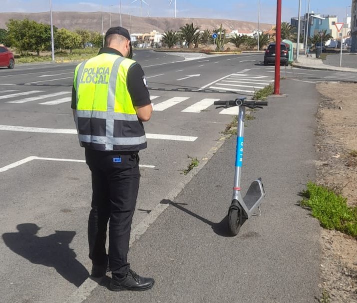 Retiran más de 30 patinetes eléctricos en Puerto del Rosario 