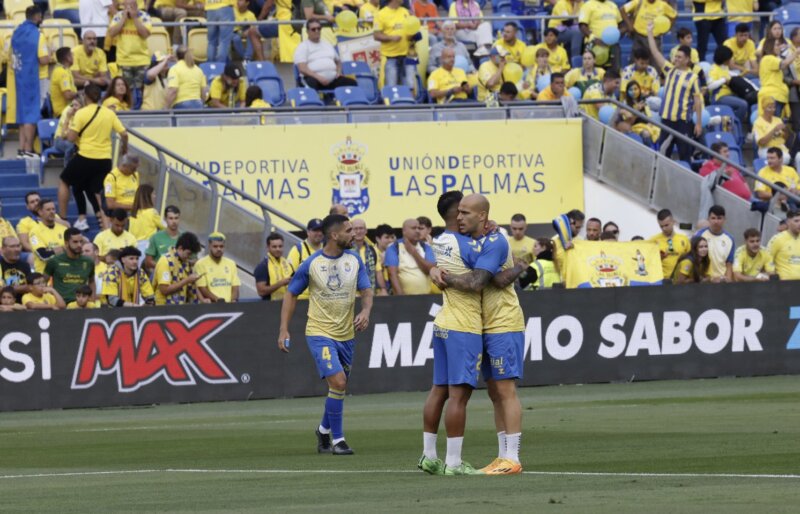 El partido Las Palmas-Alavés, en imágenes