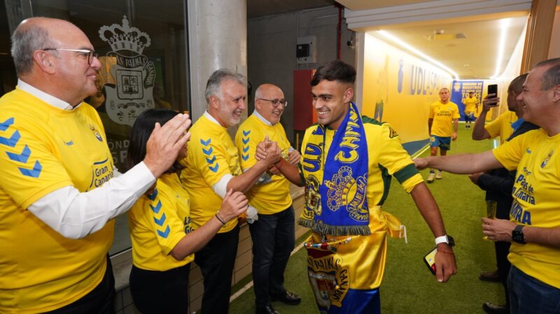 El partido Las Palmas-Alavés, en imágenes