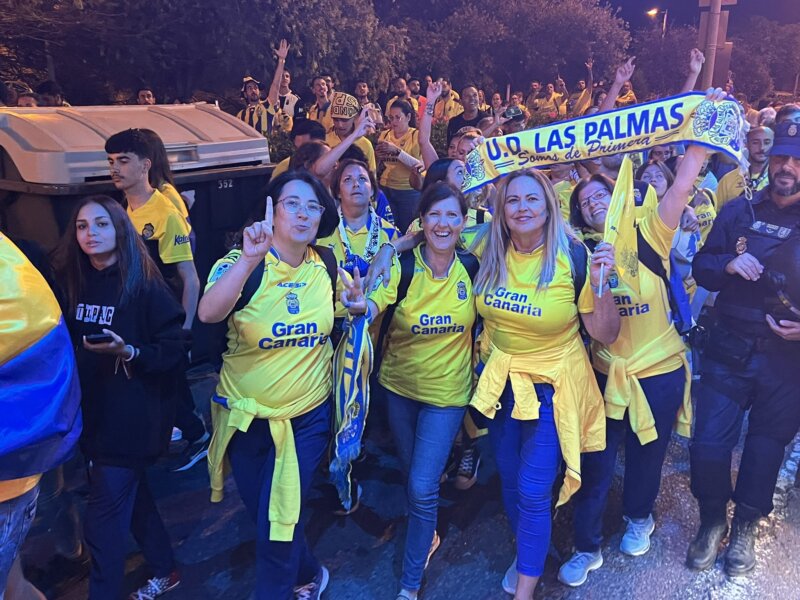 El partido Las Palmas-Alavés, en imágenes