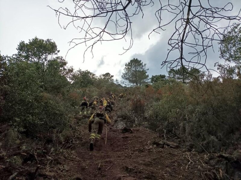 incendio en Cáceres