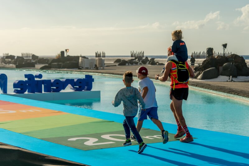 Tenerife Bluetrail incorpora pruebas de familias, pequeños y en silla de ruedas adaptada