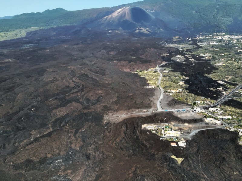 Los agricultores afectados por la erupción de La Palma siguen sin recuperarse. Foto archivo 