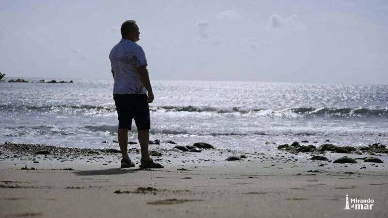 La playa de El Burrero, este viernes en ‘Mirando al Mar’