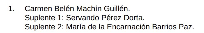 Candidatos NC-BC al Senado Circunscripción Lanzarote