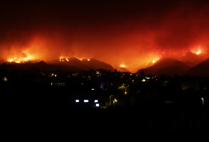 El incendio de Tenerife en imágenes