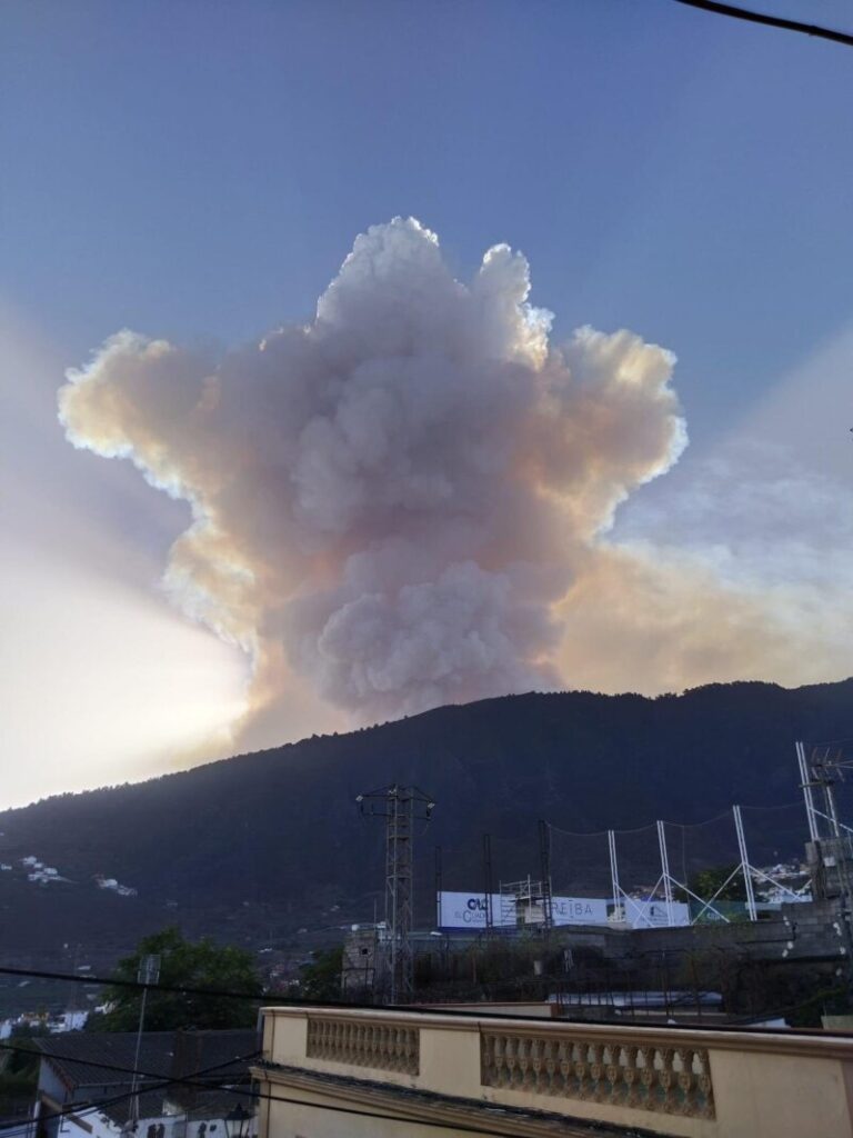 Incendio forestal Arafo y Candelaria (Tenerife)