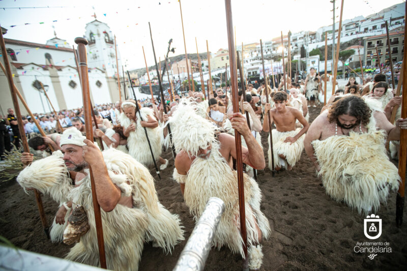 Foto de archivo de la Ceremonia Guanche. Imagen cedida por el Ayuntamiento de Candelaria 