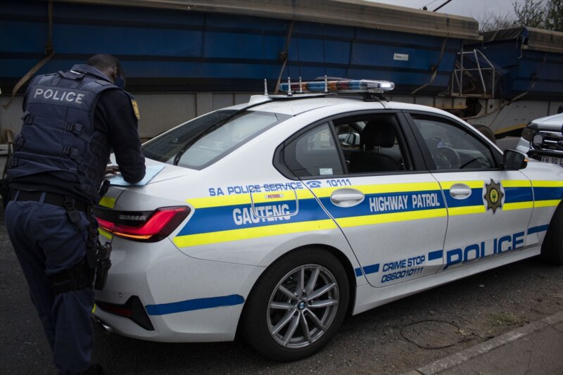 Imagen de archivo de la policía de Sudáfrica