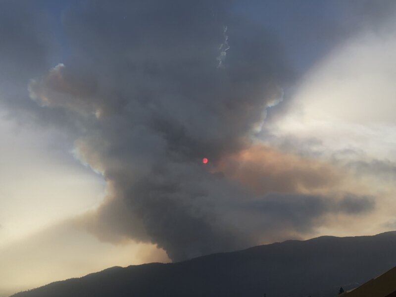 Incendio forestal Arafo y Candelaria (Tenerife)