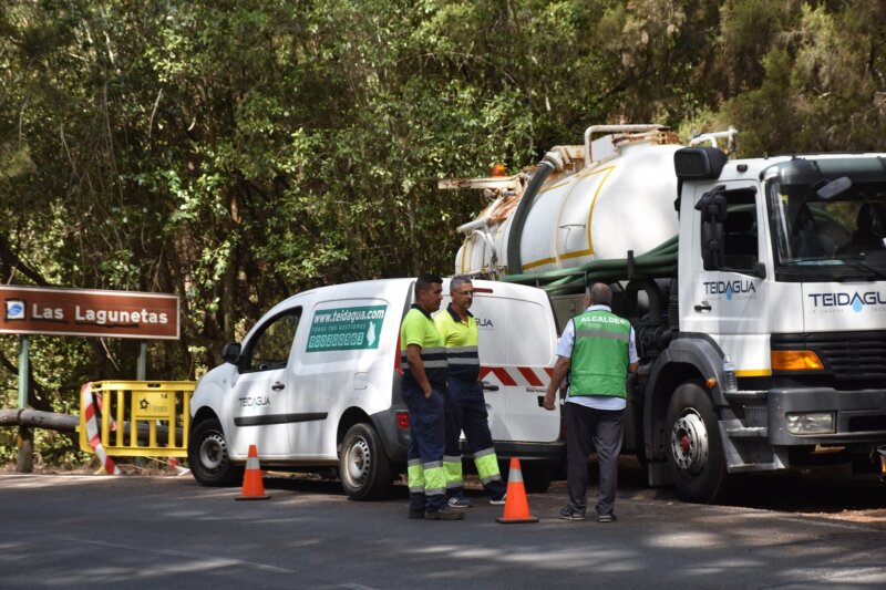 Vecinos de Las Lagunetas niegan haber saltado el perímetro de seguridad durante el incendio