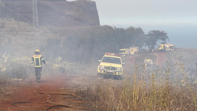 El incendio de Tenerife en imágenes