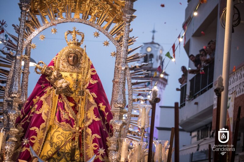 fiestas en honor a la Virgen de Candelaria