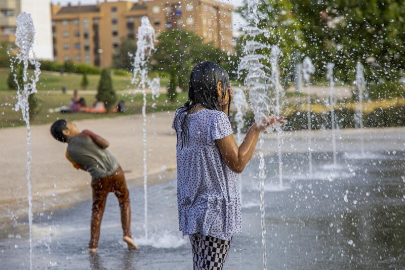 Altas temperaturas en gran parte de la Península