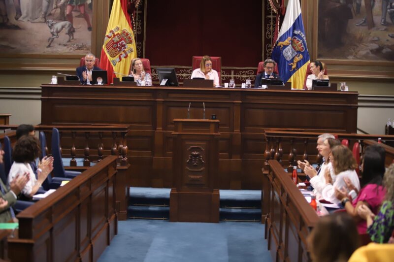 Pleno del Parlamento de Canarias