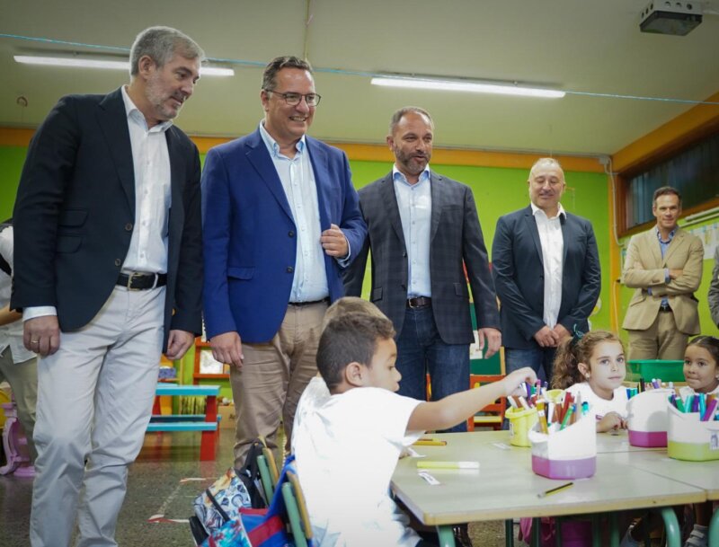 La inauguración oficial del curso escolar de Canarias se ha realizado en Moya (Gran Canaria) / Gobierno de Canarias