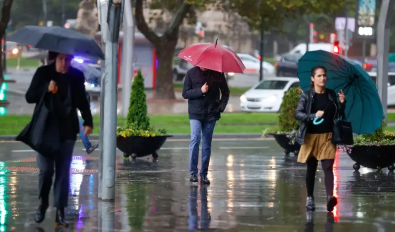 Aviso por lluvias