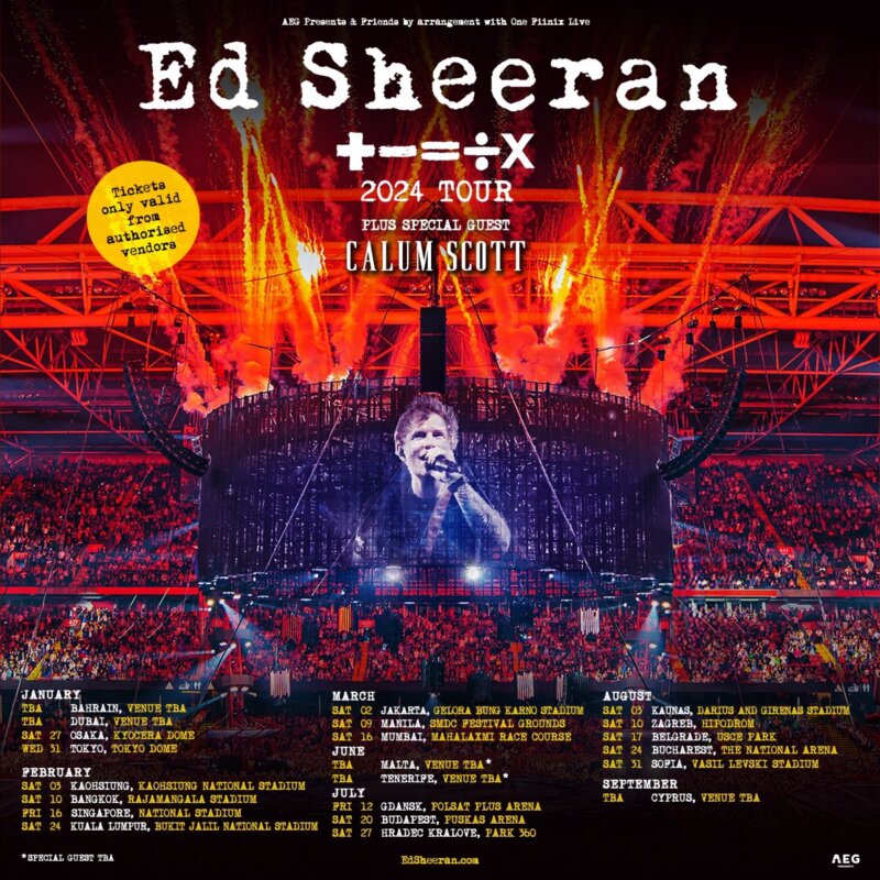 Se aceleran los preparativos a un día del concierto de Ed Sheeran en Tenerife