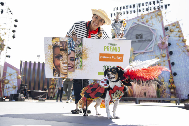 Arepa conquista el Carnaval Canino de Las Palmas de Gran Canaria