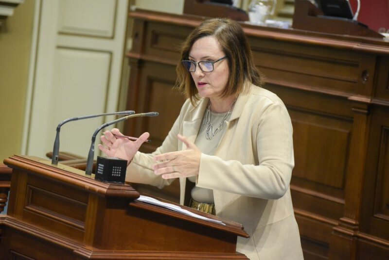 La consejera de Bienestar Social, Igualdad, Juventud, Infancia y Familias del Gobierno de Canarias, Candelaria Delgado. Imagen Gobierno de Canarias