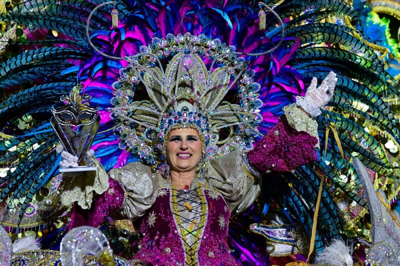 El Carnaval de Las Palmas de Gran Canaria publica las bases para sus concursos. (Archivo) Eva Costa Santiago, Gran Dama  2024 del Carnaval de Las Palmas de Gran Canaria.