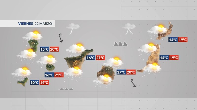 Última hora del tiempo Canarias 21/03/2024